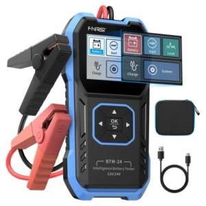 FNIRSI BTM-24 Battery Tester – Professional 12V/24V Battery Health Analyzer for Accurate, Instant Diagnostics